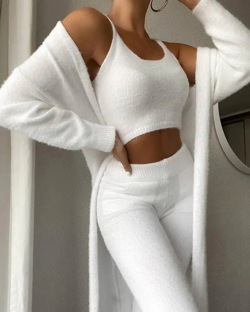 3 - Piece Fuzzy Fleece Loungewear Set - My Store