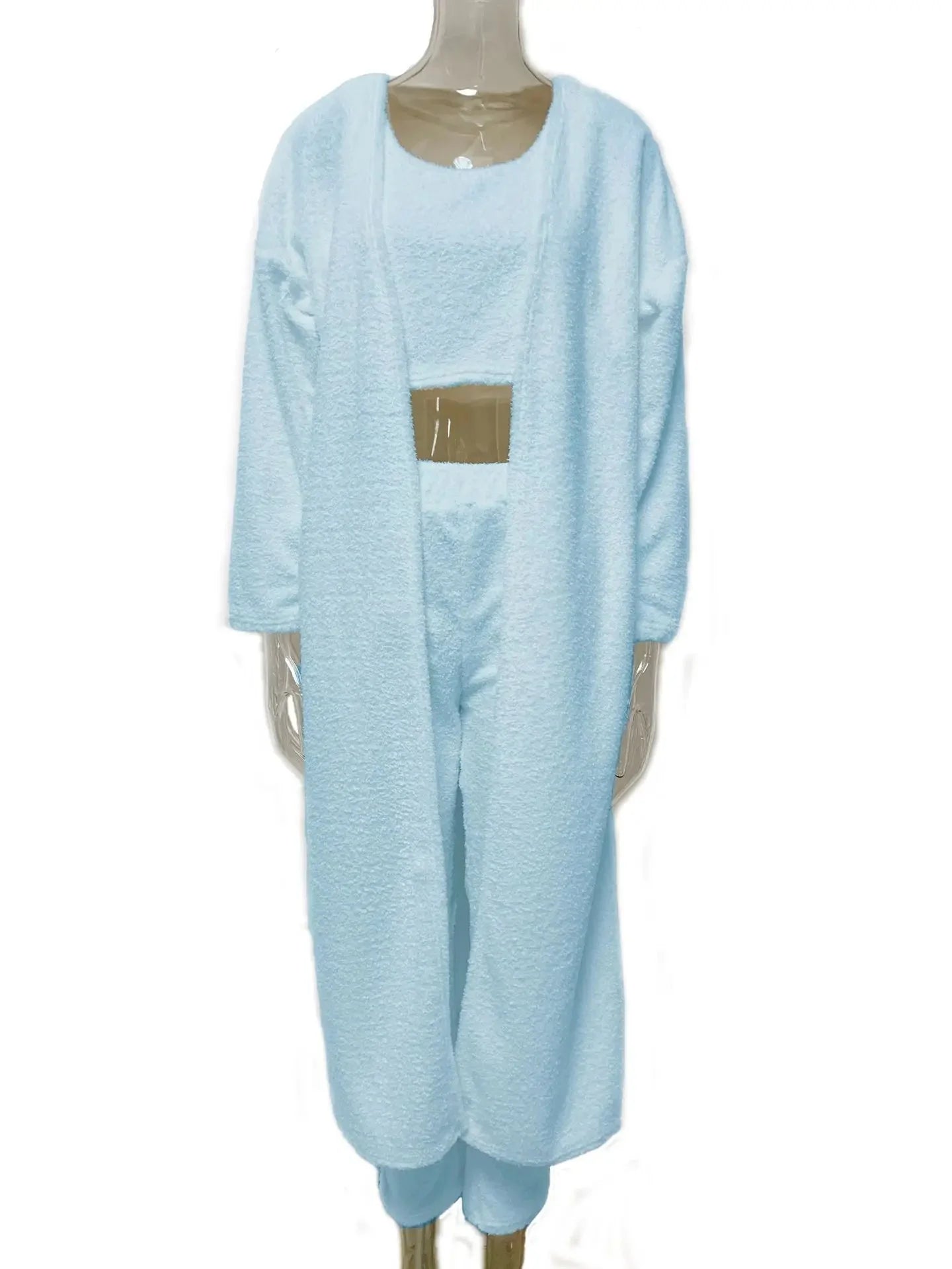 3 - Piece Fuzzy Fleece Loungewear Set - My Store