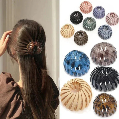 Bird Nest Shaped Ponytail Hair Clip – Magic Lazy Braider Hairpin for Women - My Store